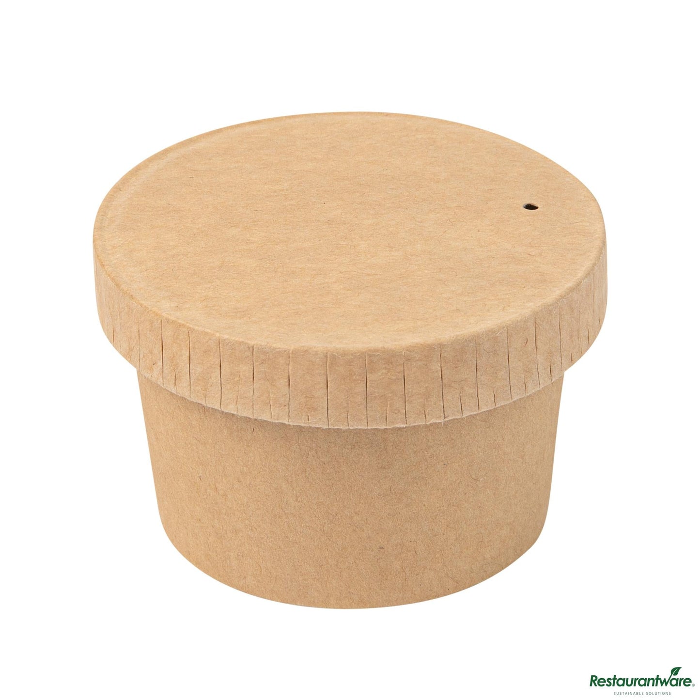 Wholesale Restaurantware Round Kraft Poly-Coated Paper Lid - Fits 1 to 4 Oz Portion Cups - 2.6"×2.6"×0.5"- Bulk