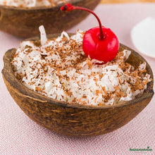Wholesale Restaurantware Round Natural Coconut Shell Bowl - 3.5"×4"×1.5"- Bulk