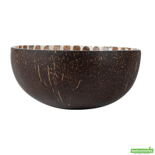 Wholesale Restaurantware 16 Oz White Handmade Teardrop Coconut Bowl - 5.9" X 5.9" X 2.4"- Bulk