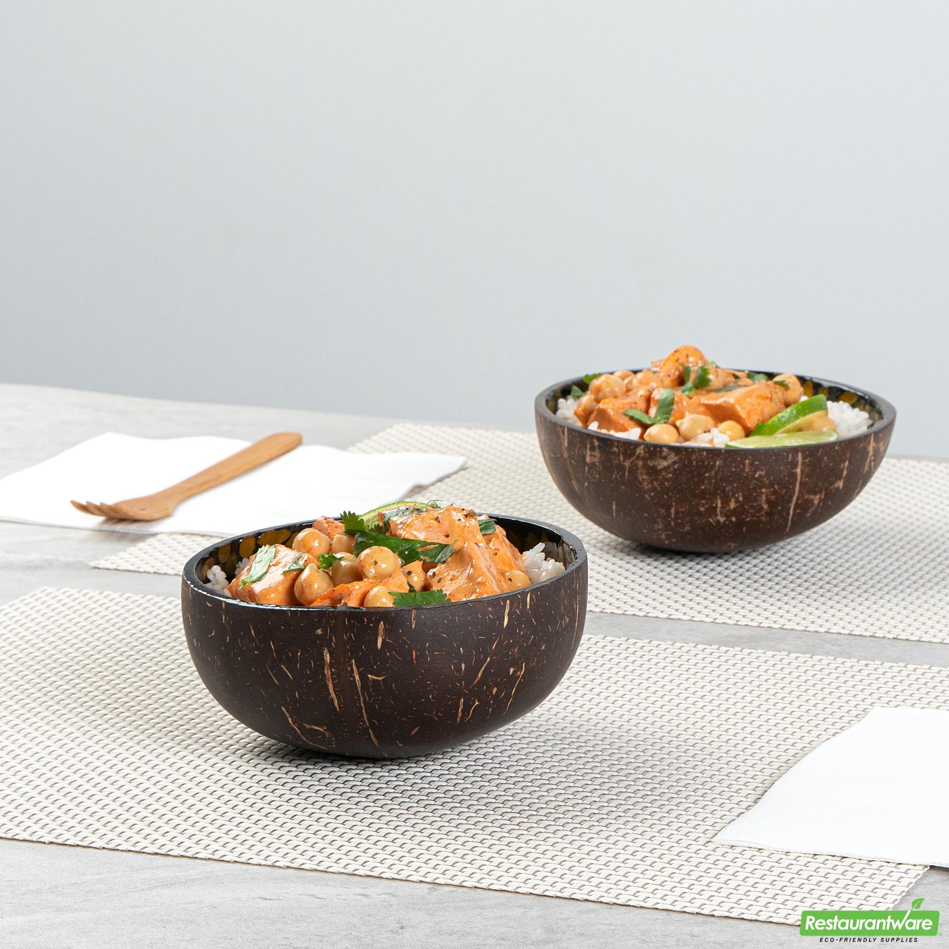 Wholesale Restaurantware 16 Oz Yellow Handmade Flower Coconut Bowl - 5.9" X 5.9" X 2.4"- Bulk