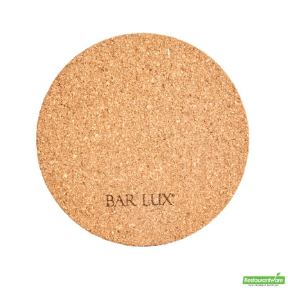 Wholesale Restaurantware Bar Lux Round Cork Coaster - 4" - 100 Count Box- Bulk