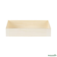 Wholesale Restaurantware 31 Oz Rectangle Natural Poplar Bento Box - 8" X 4.8" X 1.5"- Bulk