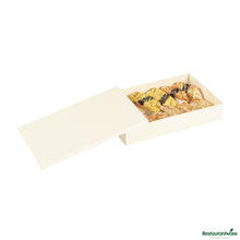 Wholesale Restaurantware Rectangle Natural Poplar Lid - Fits 31 Oz Bento Box - 8" X 4.8" X 0.5"- Bulk