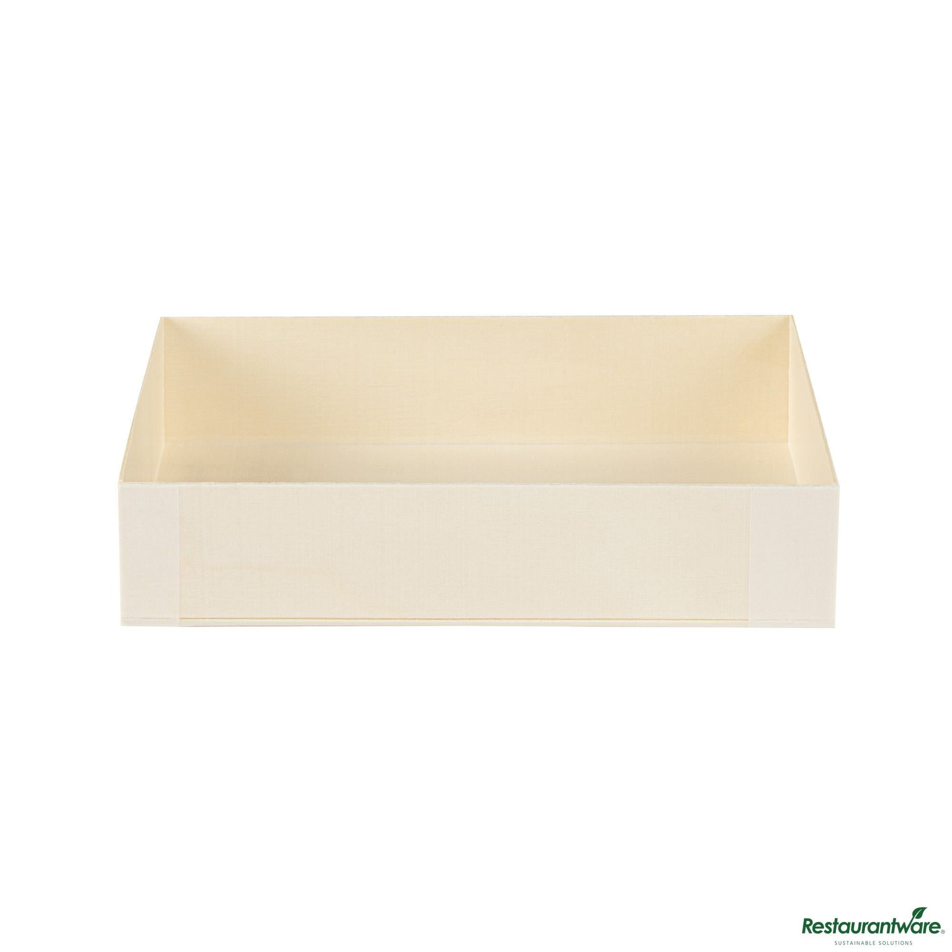 Wholesale Restaurantware 24 Oz Rectangle Natural Poplar Bento Box - 6.5" X 4.7" X 1.4"- Bulk