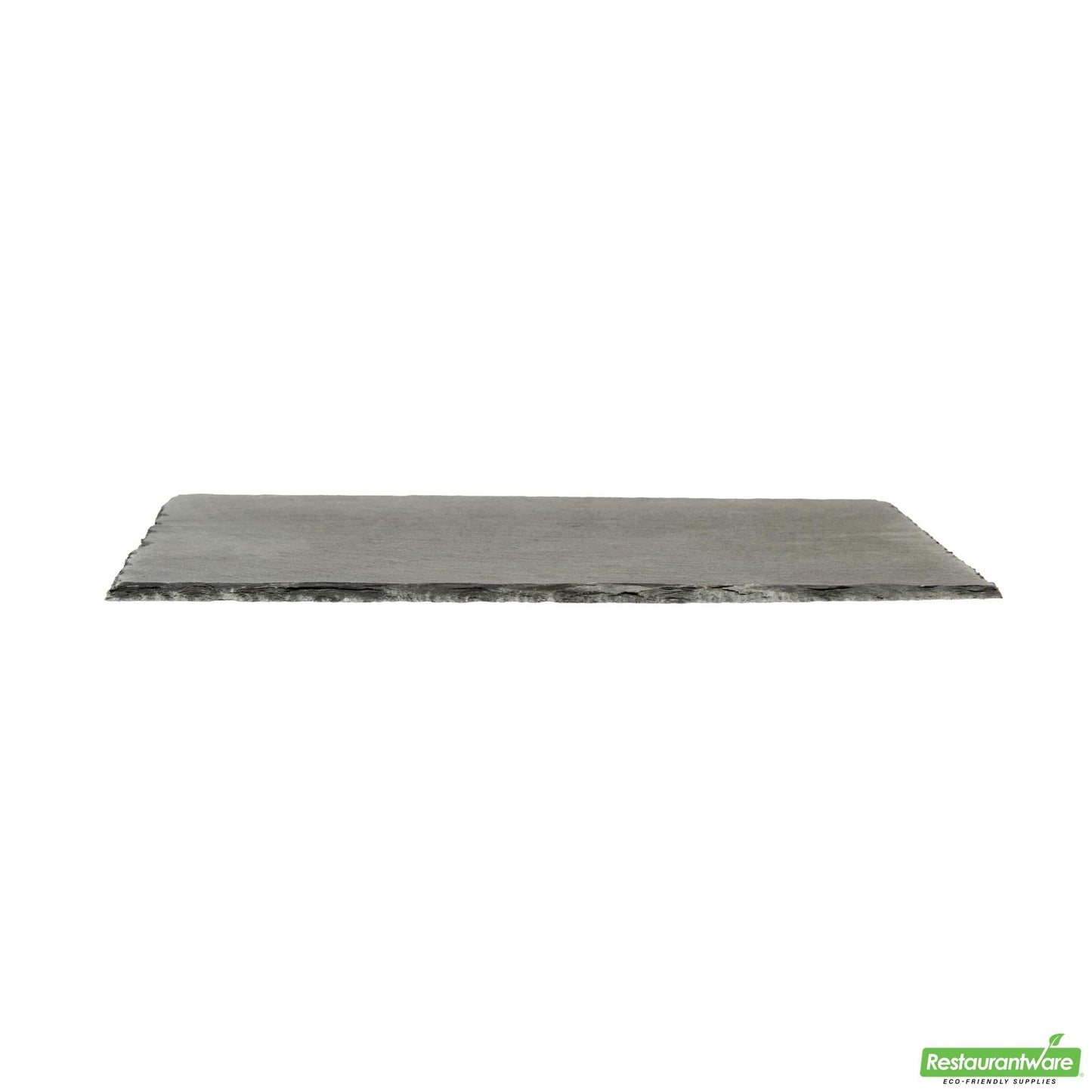 Wholesale Restaurantware Square Black Slate Serving Tray-12" X 12" X 0.2"- Bulk