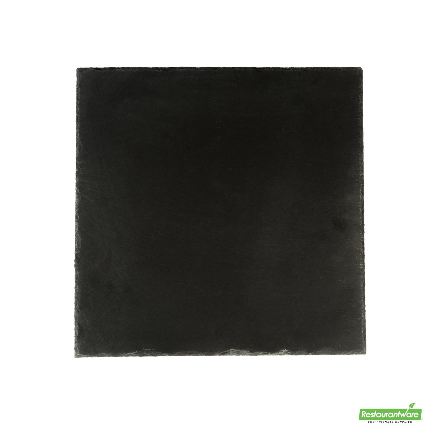 Wholesale Restaurantware Stone Tek Square Black Slate Serving Tray - 12" X 12" - 4 Count Box - 12" X 12" X 0.2"- Bulk