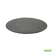 Wholesale Restaurantware Round Black Slate Serving Tra - 11.8" X 11.8" X 0.2"- Bulk
