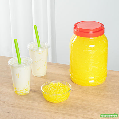 Wholesale Restaurantware Tea Tek 8.8 Lb Jelly Topping - Mango Coconut - 1 Count Box- Bulk