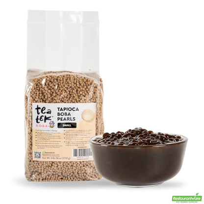 Wholesale Restaurantware Tea Tek 6 Lb Tapioca Boba Pearls - Small - 1 Count Box- Bulk