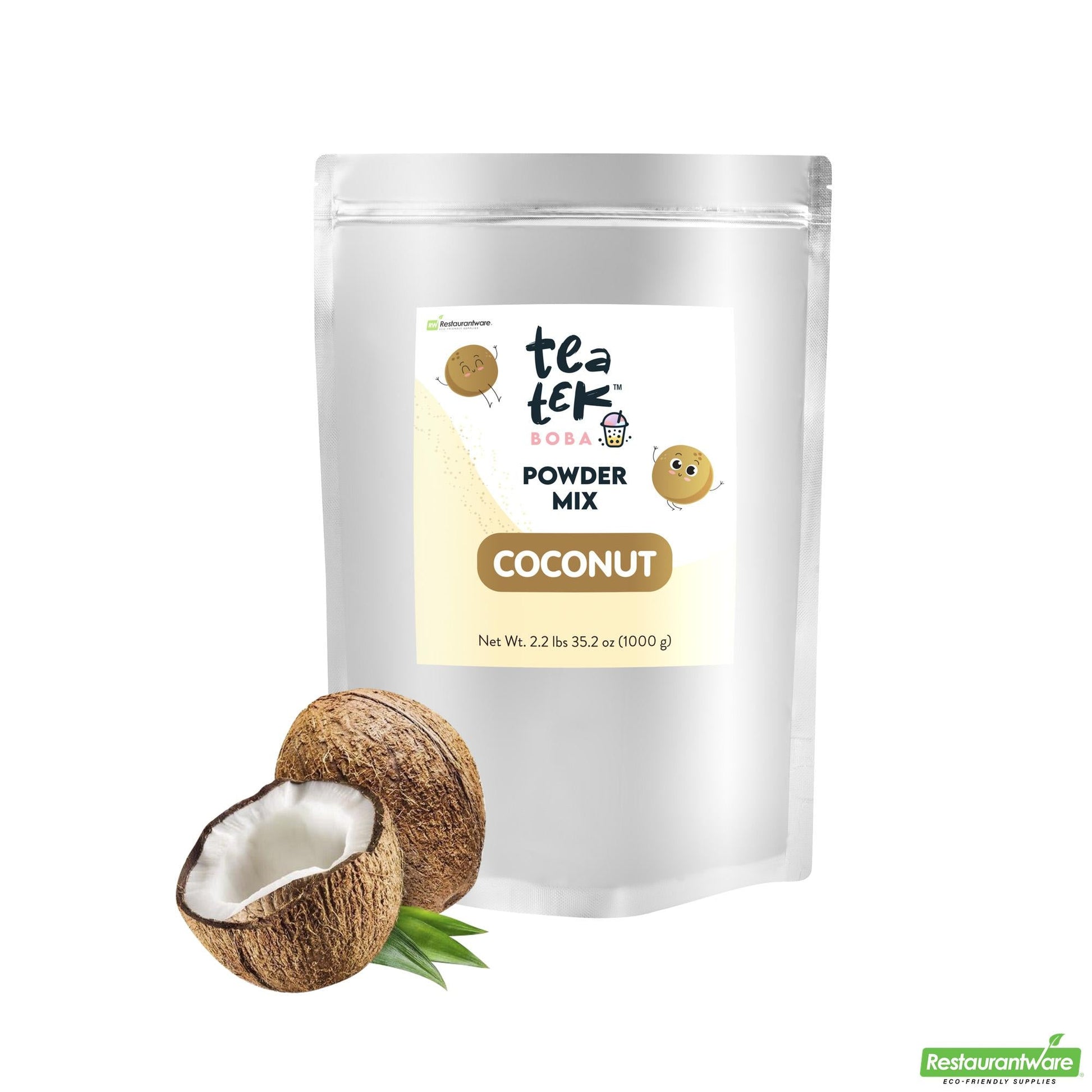 Wholesale Restaurantware Tea Tek 35 Oz Coconut Powder Mix - 1 Count Box- Bulk