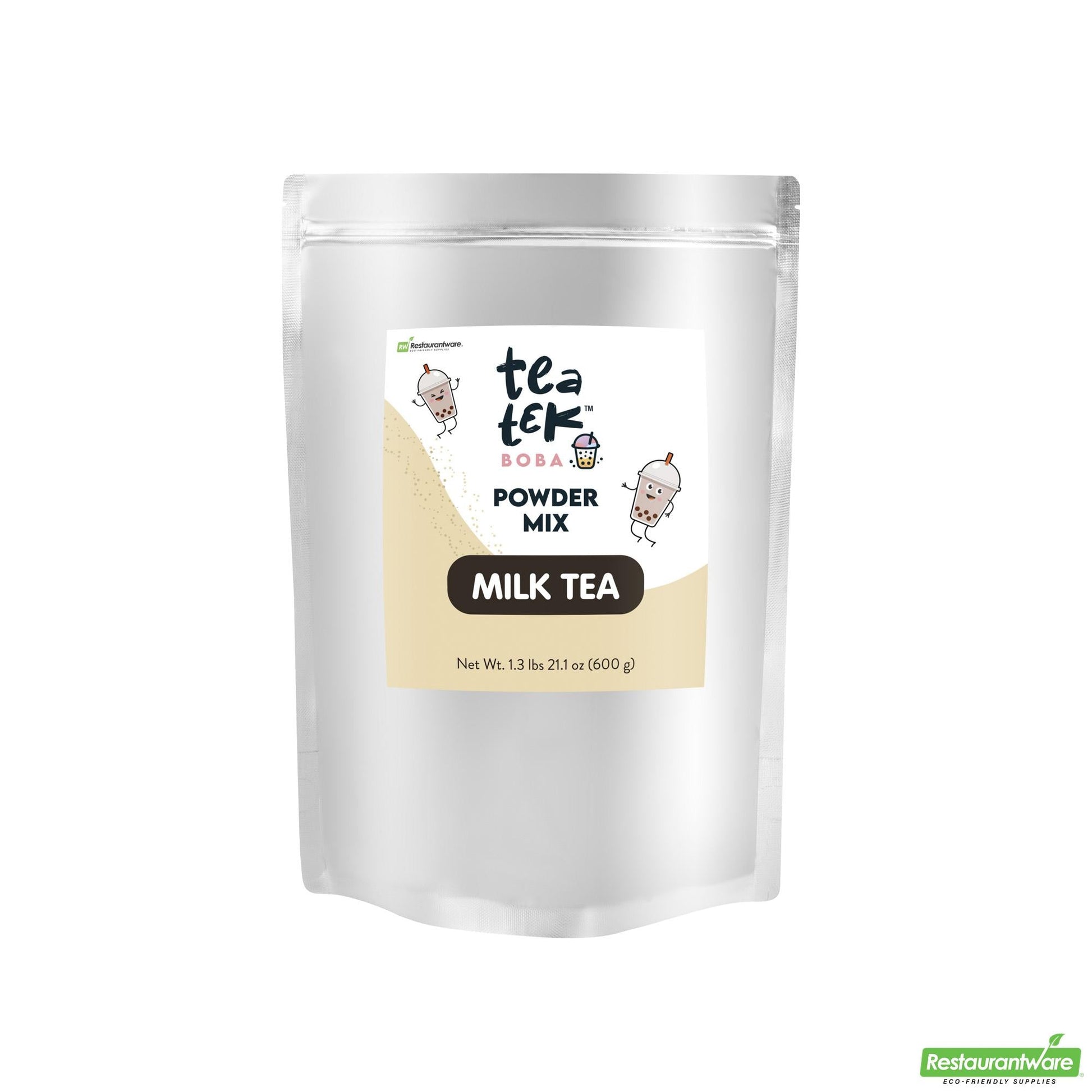 Wholesale Restaurantware Tea Tek 21.1 Oz Milk Tea Powder Mix - 1 Count Box- Bulk