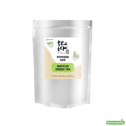 Wholesale Restaurantware Tea Tek 35.2 Oz Matcha Green Tea Powder Mix - 1 Count Box- Bulk