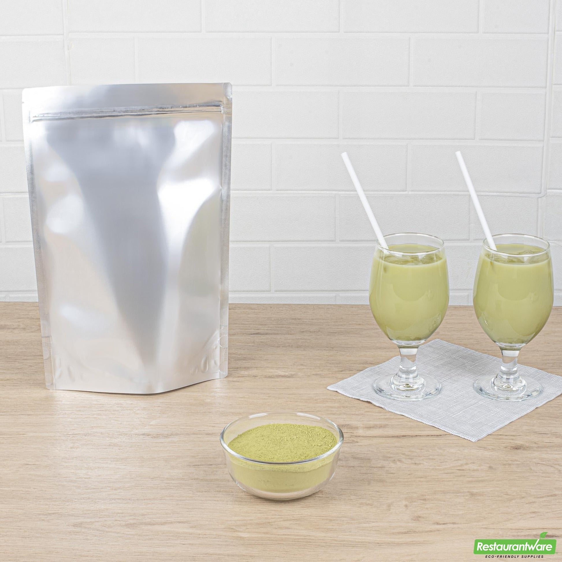 Wholesale Restaurantware Tea Tek 35.2 Oz Matcha Green Tea Powder Mix - 1 Count Box- Bulk