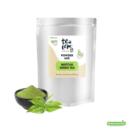 Wholesale Restaurantware Tea Tek 35.2 Oz Matcha Green Tea Powder Mix - 1 Count Box- Bulk