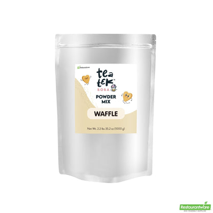 Wholesale Restaurantware Tea Tek 35.2 Oz Waffle Powder Mix - 1 Count Box- Bulk