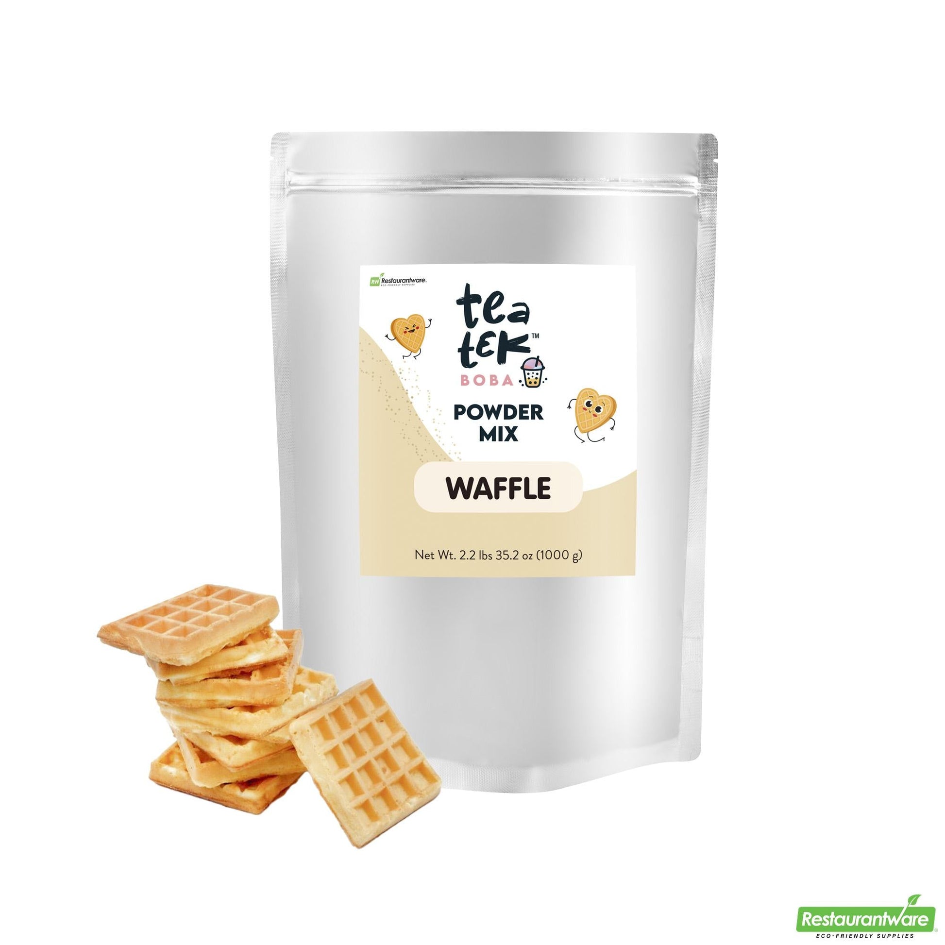 Wholesale Restaurantware Tea Tek 35.2 Oz Waffle Powder Mix - 1 Count Box- Bulk