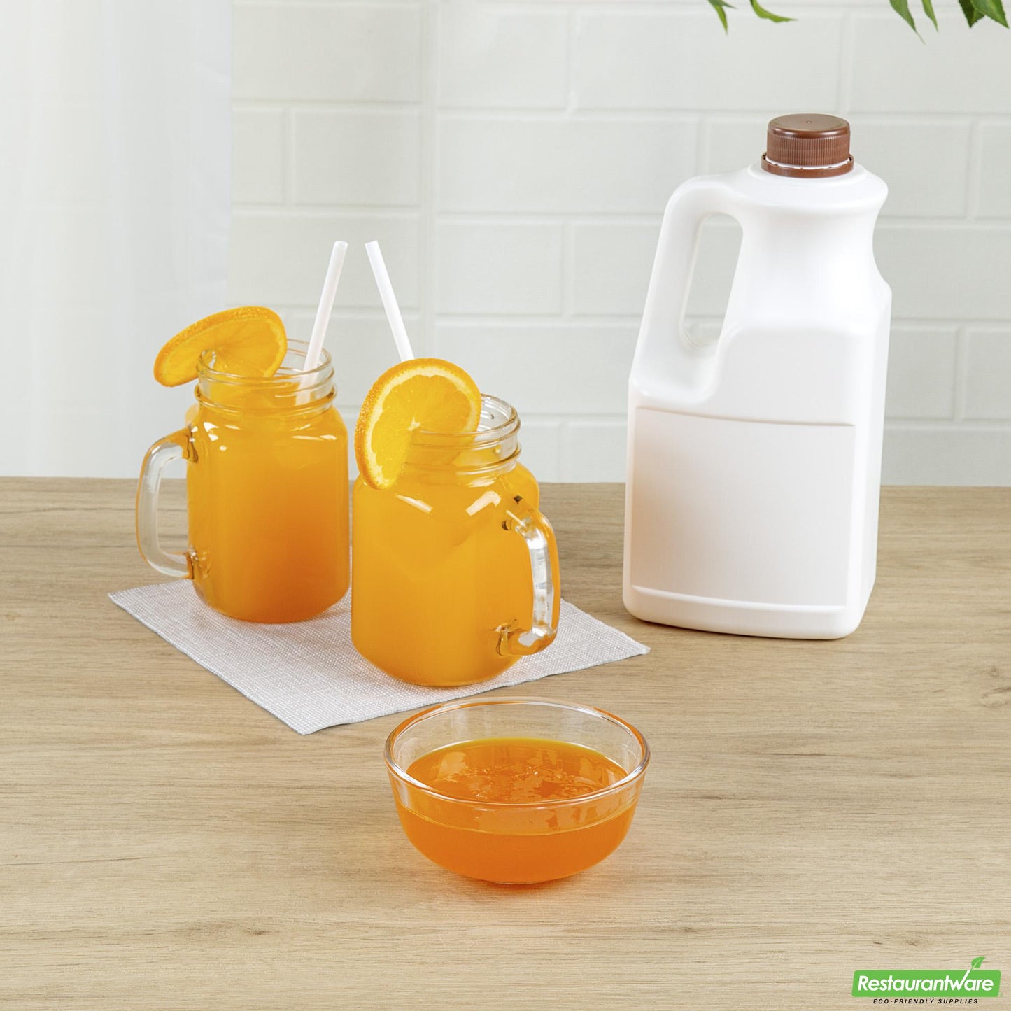 Wholesale Restaurantware Tea Tek 64 Fl. Oz Orange Concentrated Syrup - 1 Count Box- Bulk