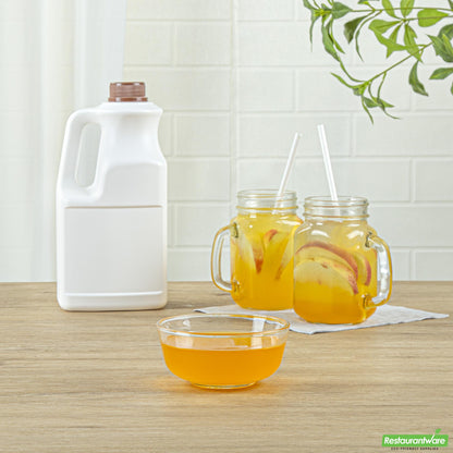 Wholesale Restaurantware Tea Tek 64 Fl. Oz Peach Concentrated Syrup - 1 Count Box- Bulk