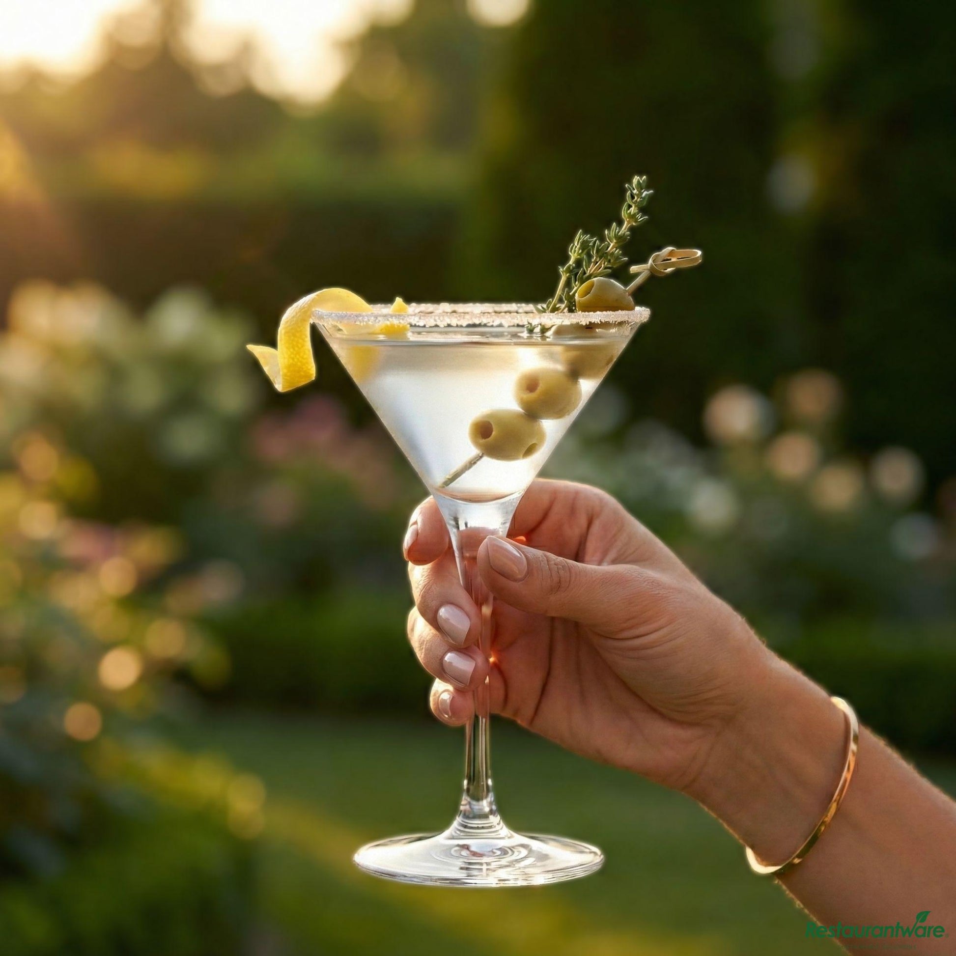 Wholesale Restaurantware Voglia Nude 5 Oz Cocktail Martini Glass - Crystal - 3 3/4" X 3 3/4" X 6 1/4"- Bulk