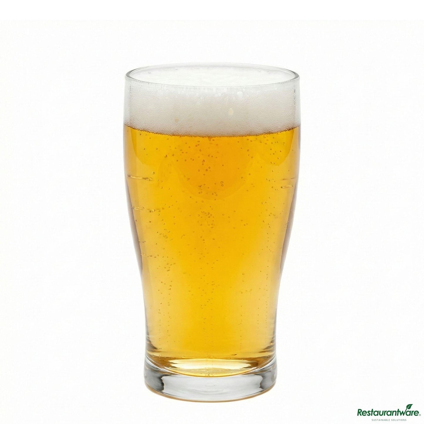 Restaurantware 16 Oz Tulip Beer Pint Glass - 3" X 3" X 5 3/4"