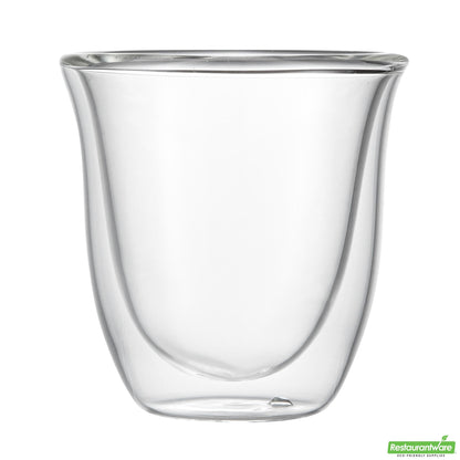 Wholesale Restaurantware 3 Oz Shot Glass / Espresso Cup - Double Wall, Borosilicate - 2.6" X 2.6" X 2.5"- Bulk