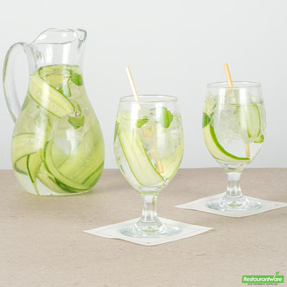 Wholesale Restaurantware 14 Oz Water Goblet Glass - 2.7" X 2.7" X 6.5"- Bulk