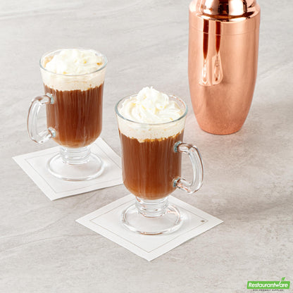 Wholesale Restaurantware 9 Oz Irish Coffee Mug Glass - 4.3" X 3" X 5.7"- Bulk