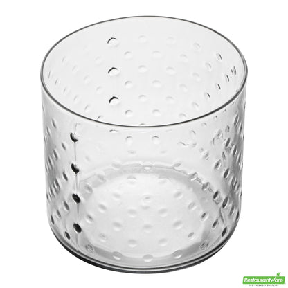 Wholesale Restaurantware 13 Oz Hobnail Double Rocks Glass / Tumbler - 3.5" X 3.5" X 3.2"- Bulk