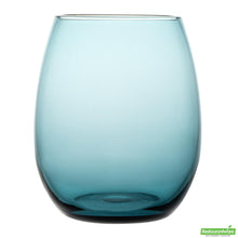 Wholesale Restaurantware 15 Oz Blue Stemless Wine Glass - 3.7" X 3.7" X 4.3"- Bulk