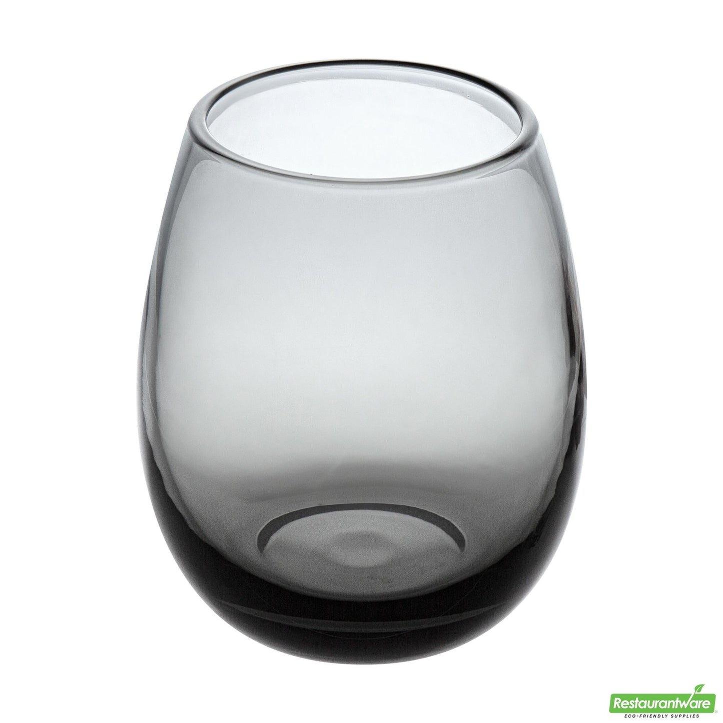 Wholesale Restaurantware 15 Oz Gray Stemless Wine Glass - 3.7" X 3.7" X 4.3"- Bulk