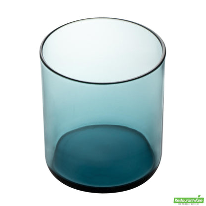 Wholesale Restaurantware 10 Oz Blue Rocks / Old Fashioned Glass - 3.2" X 3.2" X 3.5"- Bulk