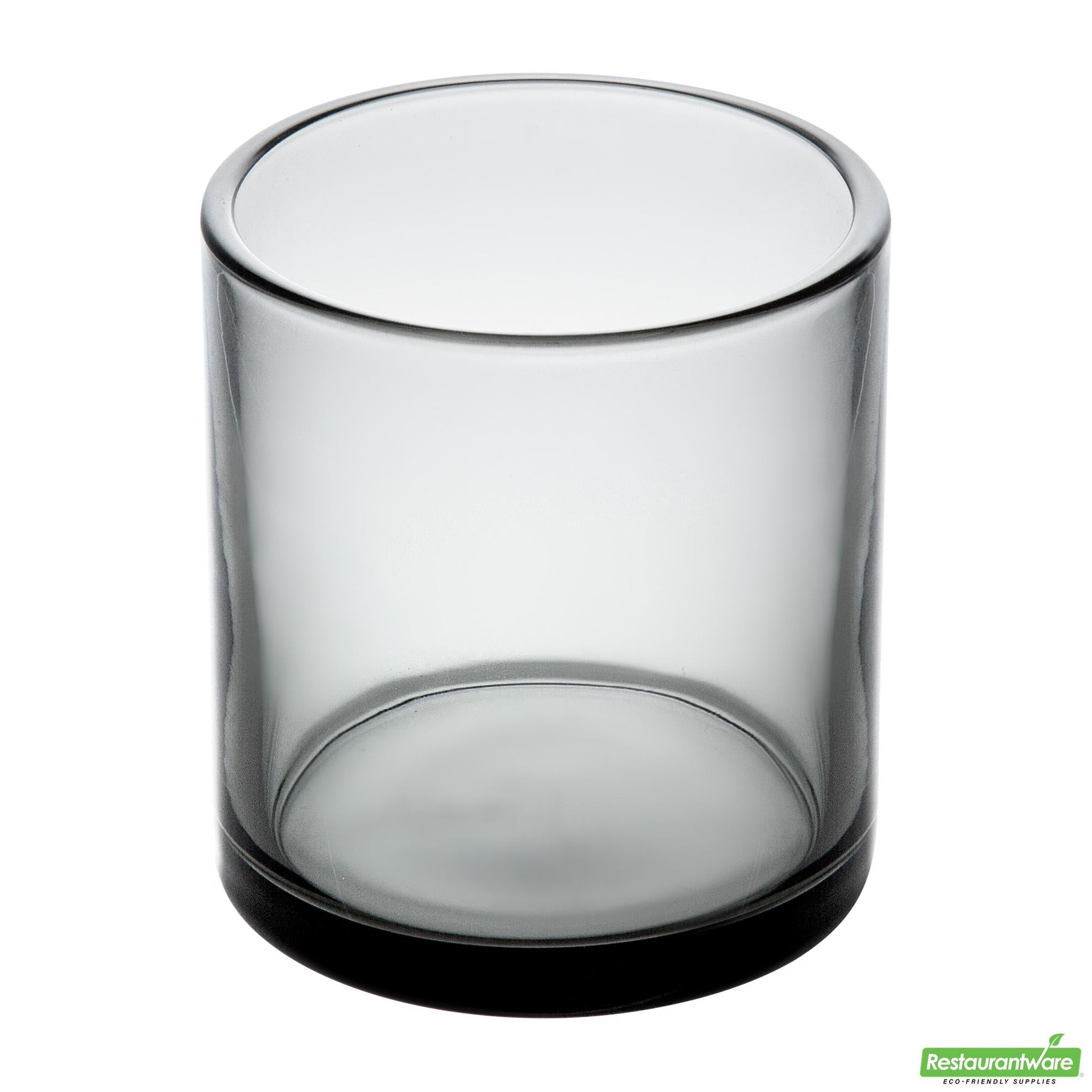 Wholesale Restaurantware 10 Oz Gray Rocks / Old Fashioned Glass - 3.2" X 3.2" X 3.5"- Bulk