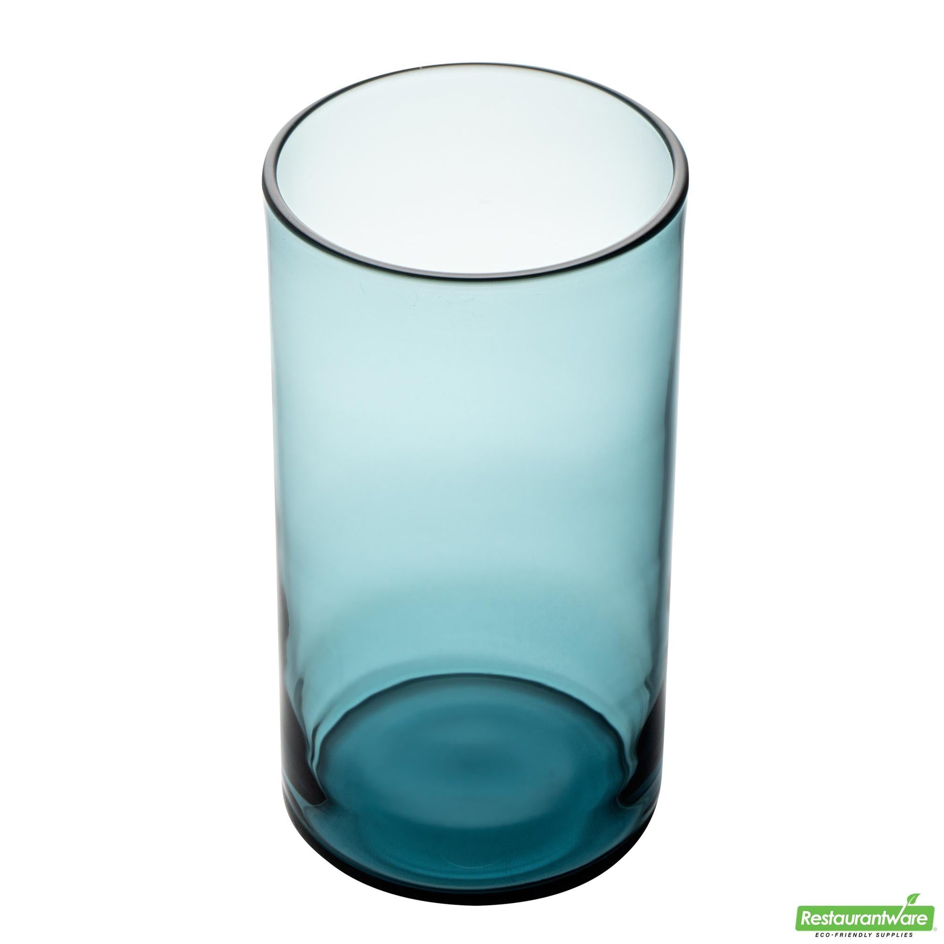 Wholesale Restaurantware 16 Oz Blue Beverage Glass - 3" X 3" X 5.5"- Bulk