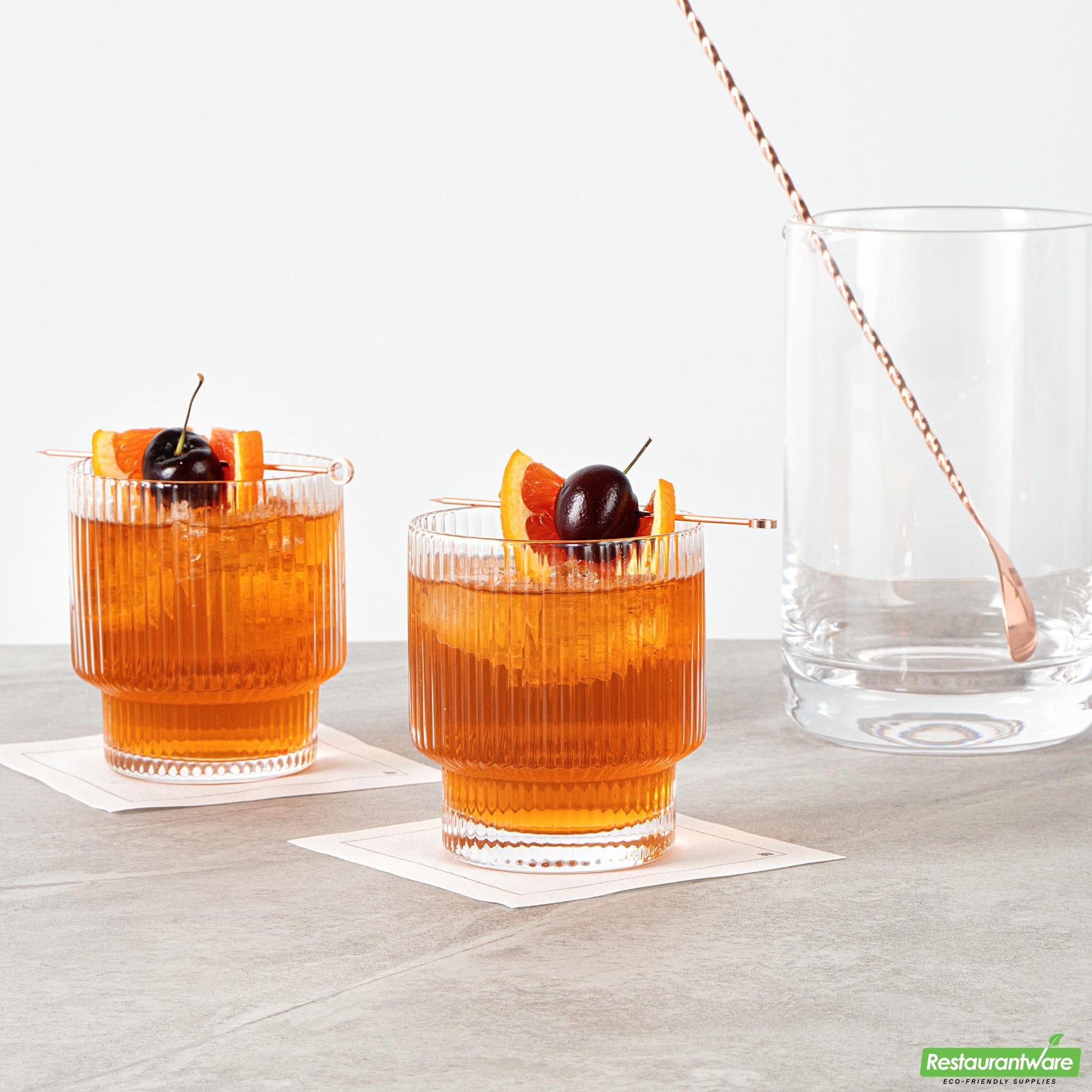 Wholesale Restaurantware 10 Oz Rocks / Old Fashioned Glass - 3.3" X 3.3" X 3.8"- Bulk