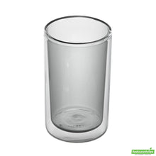 Wholesale Restaurantware 14 Oz Gray Glass Tumbler - Double Wall, Borosilicate - 3.2" X 3.2" X 5.3"- Bulk