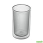 Wholesale Restaurantware 14 Oz Gray Glass Tumbler - Double Wall, Borosilicate - 3.2" X 3.2" X 5.3"- Bulk