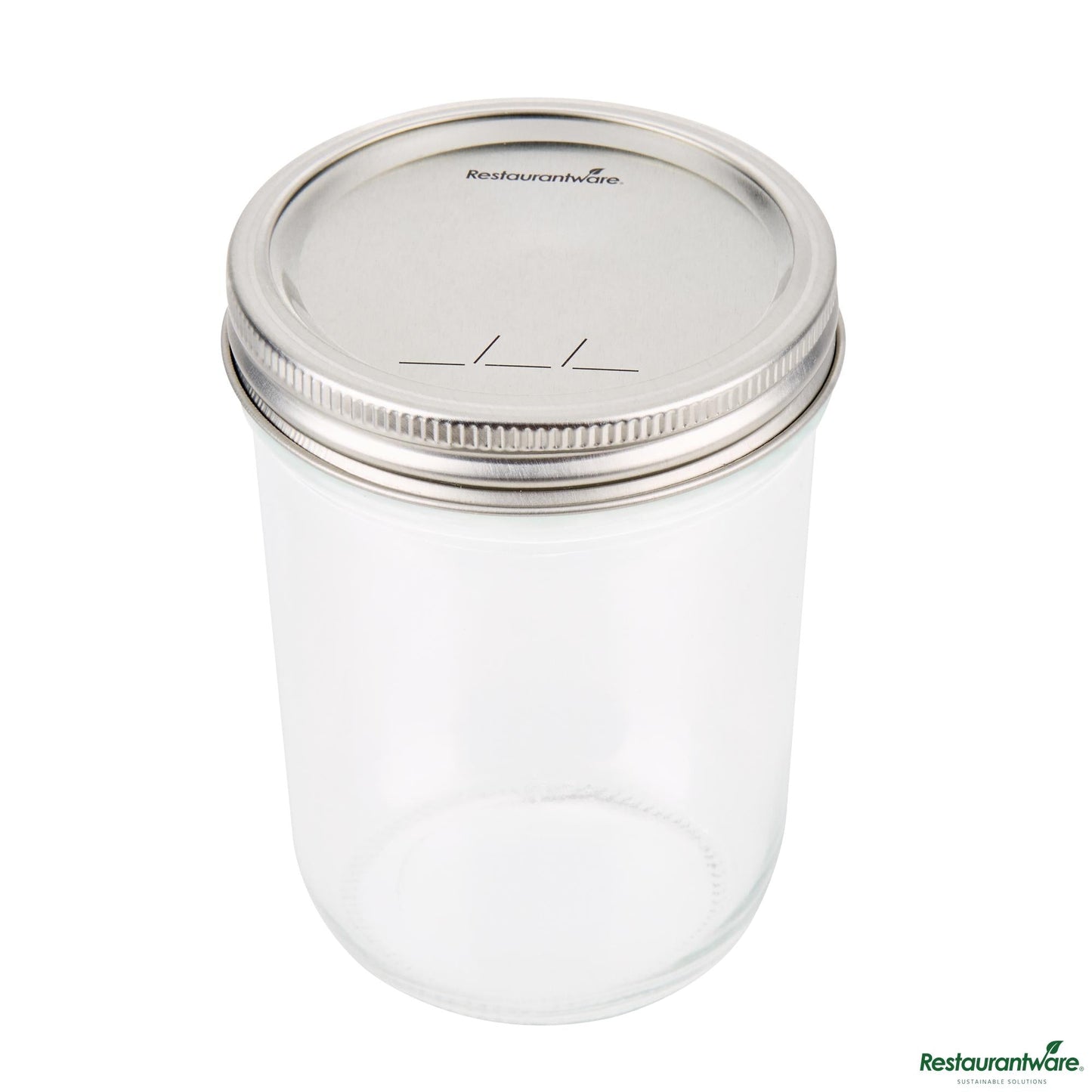 Wholesale Restaurantware 15 Oz Wide Mouth Glass Canning / Mason Jar - 3.5"×3.5"×4.8"- Bulk