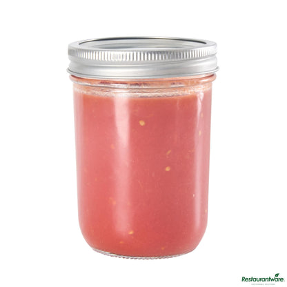 Wholesale Restaurantware 15 Oz Wide Mouth Glass Canning / Mason Jar - 3.5"×3.5"×4.8"- Bulk