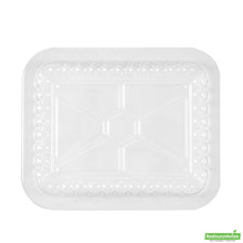 Wholesale Restaurantware Oblong Clear Plastic Lid - Fits 1 Lb Container - 5.8" X 4.5" X 0.8"- Bulk
