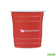Wholesale Restaurantware Saving Nature 10 Oz Red Aluminum Drinking Cup - 3.5" X 3.5" X 3.1"- Bulk