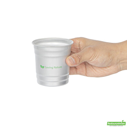 Wholesale Restaurantware Saving Nature 10 Oz Aluminum Drinking Cup - 3.5" X 3.5" X 3.1"- Bulk