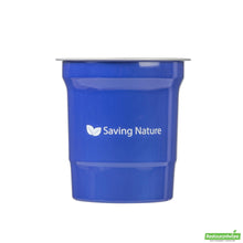 Wholesale Restaurantware Saving Nature 16 Oz Blue Aluminum Drinking Cup - 3.9" X 3.9" X 4.1"- Bulk
