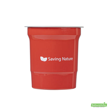 Wholesale Restaurantware Saving Nature 16 Oz Red Aluminum Drinking Cup - 3.9" X 3.9" X 4.1"- Bulk