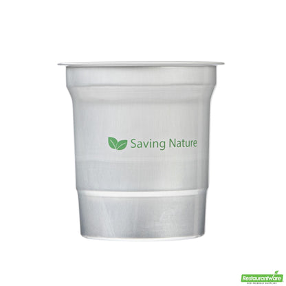 Wholesale Restaurantware Saving Nature 16 Oz Aluminum Drinking Cup - 3.9" X 3.9" X 4.1"- Bulk