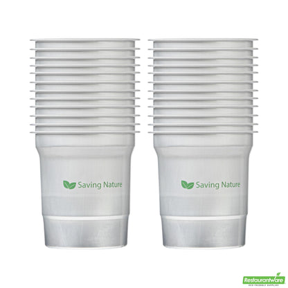 Wholesale Restaurantware Saving Nature 16 Oz Aluminum Drinking Cup - 3.9" X 3.9" X 4.1"- Bulk