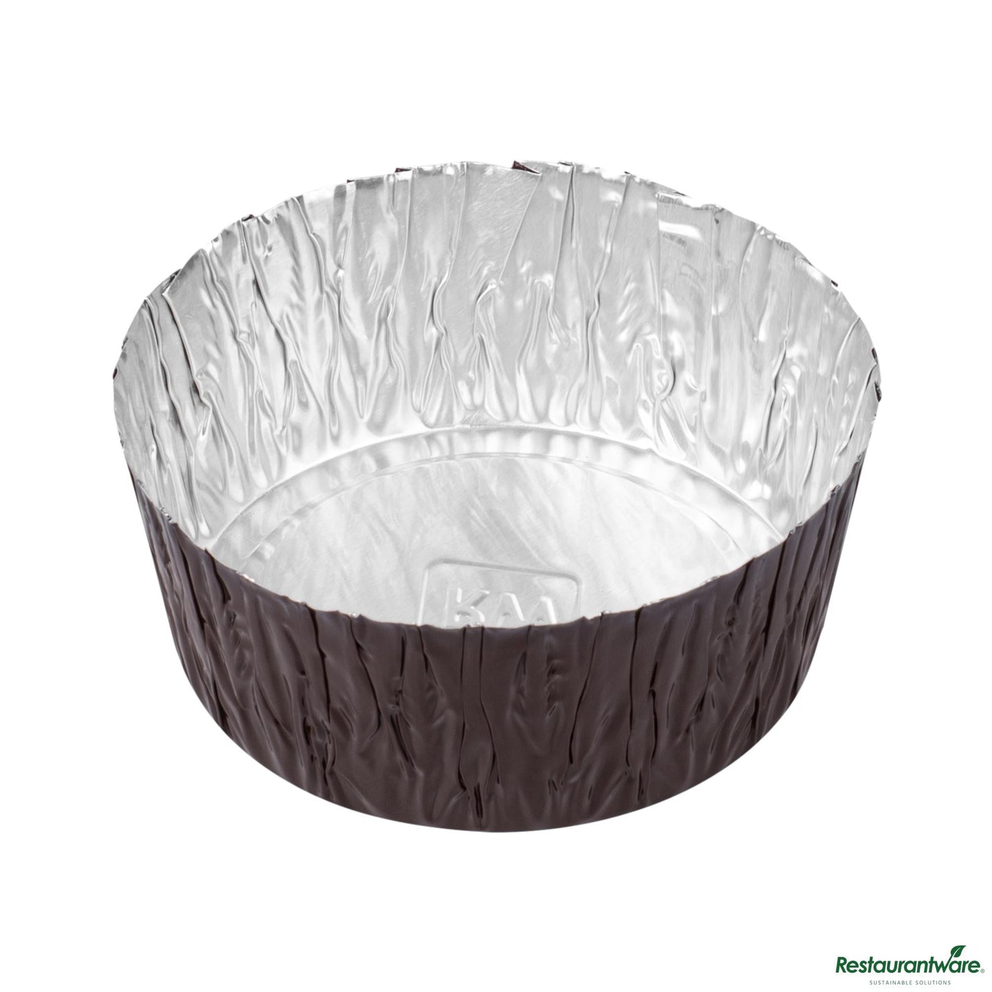 Wholesale Restaurantware 3 Oz Round Brown Foil Ramekin Cup - 2.4" X 2.4" X 1.1"- Bulk