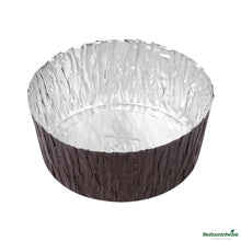 Wholesale Restaurantware 3 Oz Round Brown Foil Ramekin Cup - 2.4" X 2.4" X 1.1"- Bulk