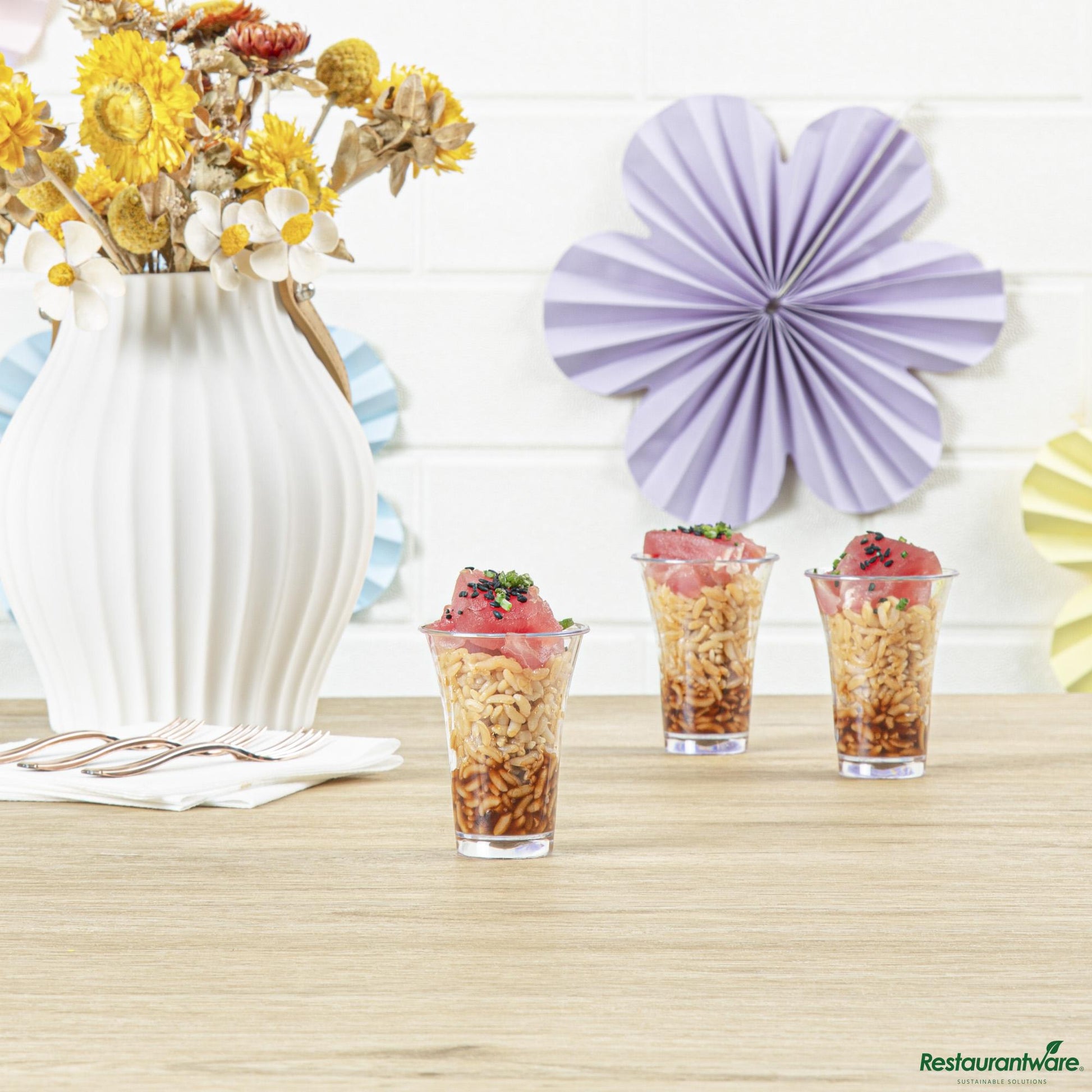 Wholesale Restaurantware Cup Plst 2 Z Dssrt Clr Trmpt- Bulk