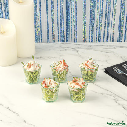 Wholesale Restaurantware Cup 2 Z Plst Hx Grn- Bulk