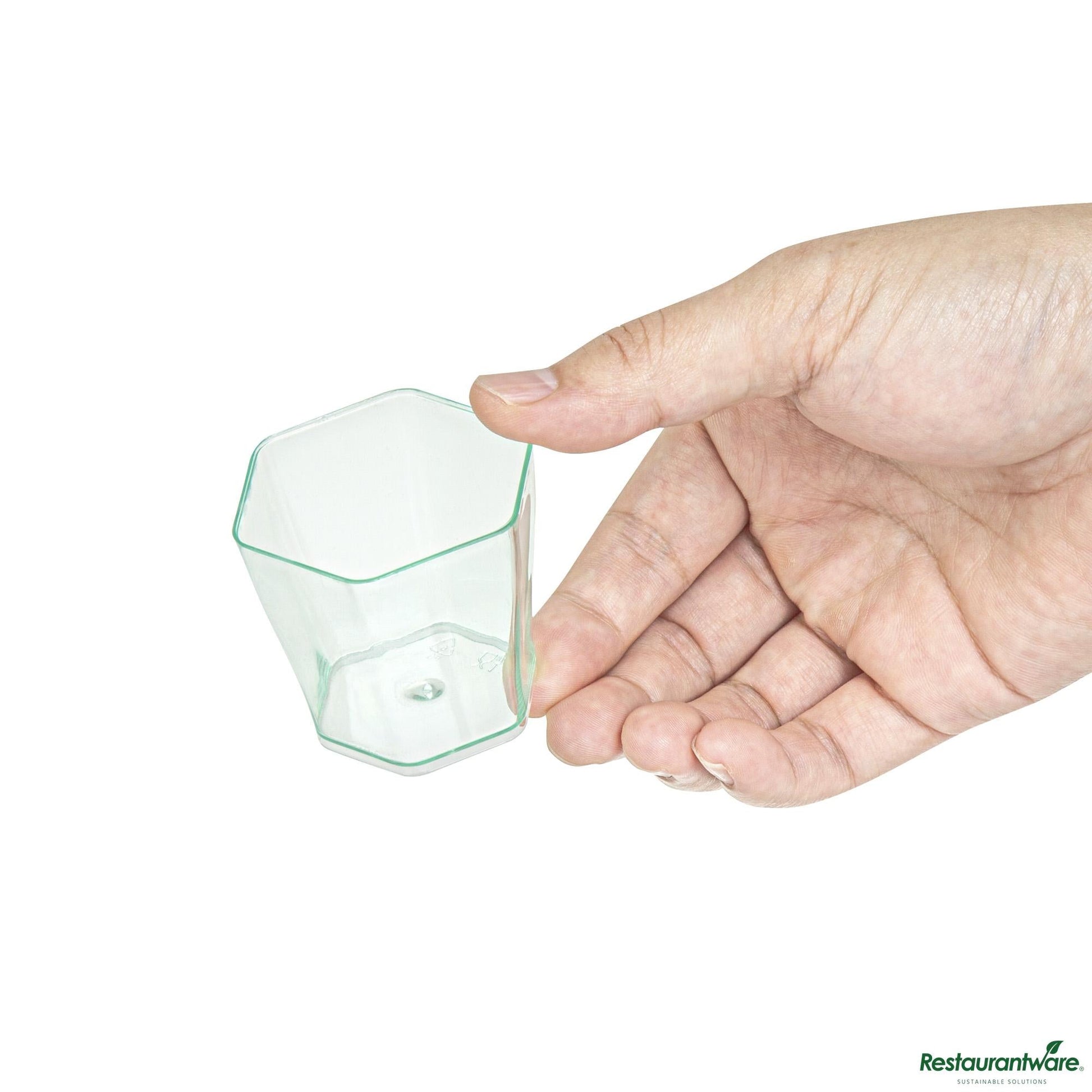 Wholesale Restaurantware Cup 2 Z Plst Hx Grn- Bulk